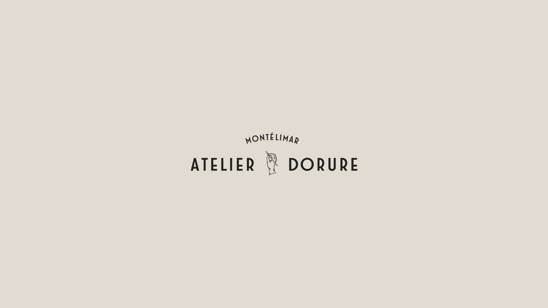 Logotype du projet Atelier Dorure.