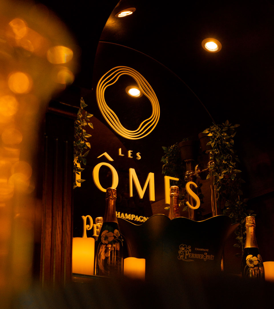 Photographie du bar du projet Les Mômes, un restaurant et bar festif situé à Montpellier.